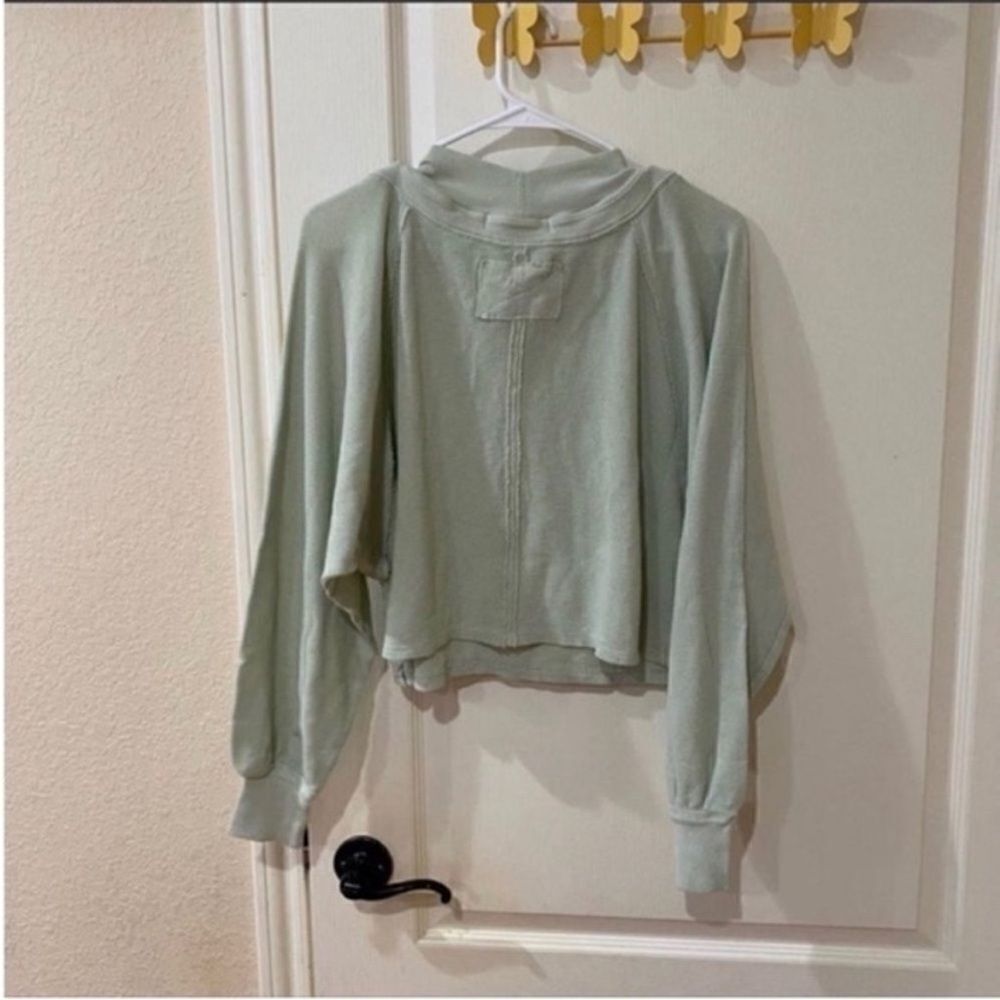 Free People waffle knit top size XS‎ - Picture 4 of 7